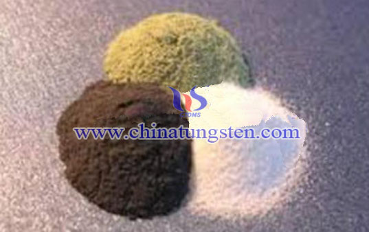 仲鎢酸銨、黃鎢和二氧化鎢圖片